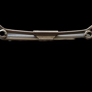 Vintage 1928 Swank 50 Collar Clasp Silver Tone Patent 75818